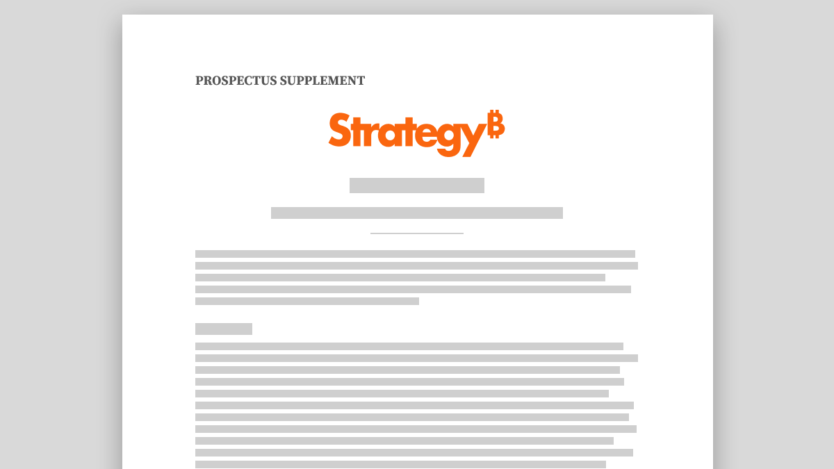 Document thumbnail - SEC form 424B5 Prospectus Supplement (generic, alt version)