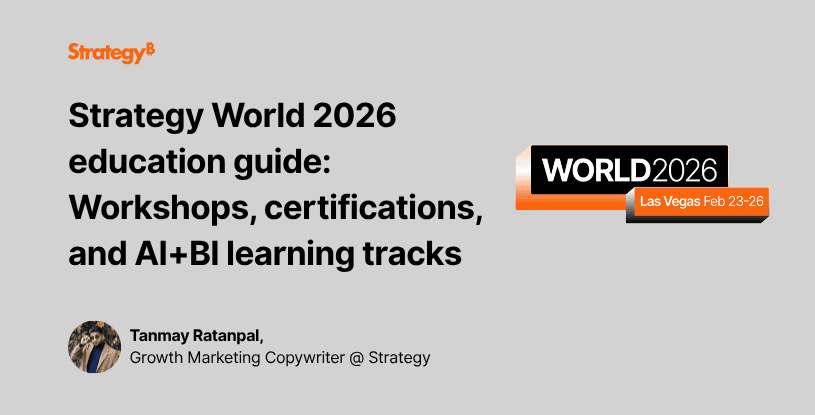 Video: Strategy World 2026 education guide: Workshops, certifications, and AI+BI learning tracks