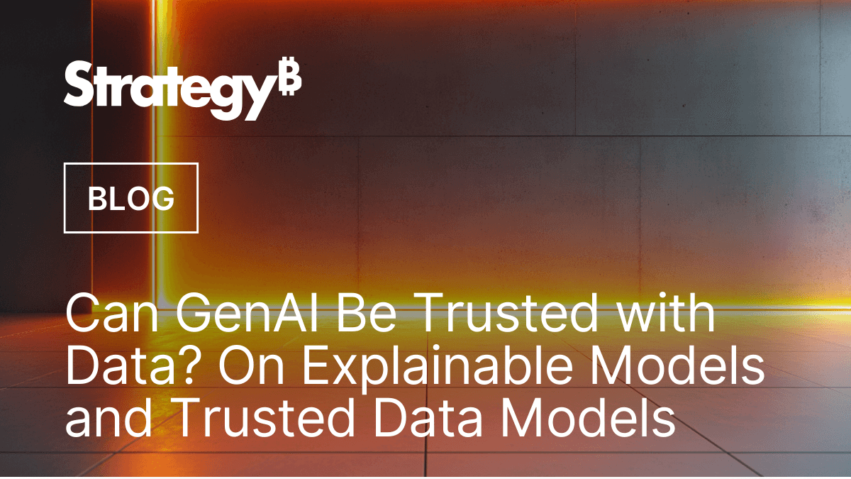 Video: Can GenAI Be Trusted with Data? On Explainable Models and Trusted Data Models