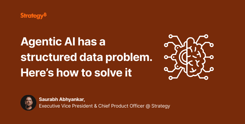 Video: Agentic AI has a structured data problem. Here’s how to solve it
